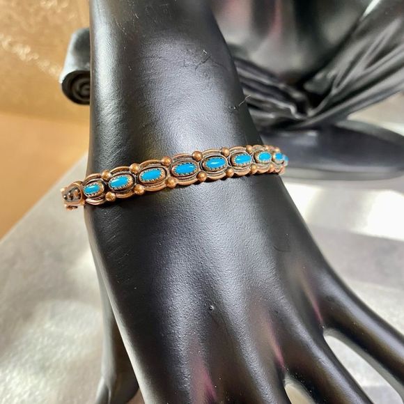 Fred Harvey Jewelry - Vintage Southwestern Fred Harvey copper bracelet
